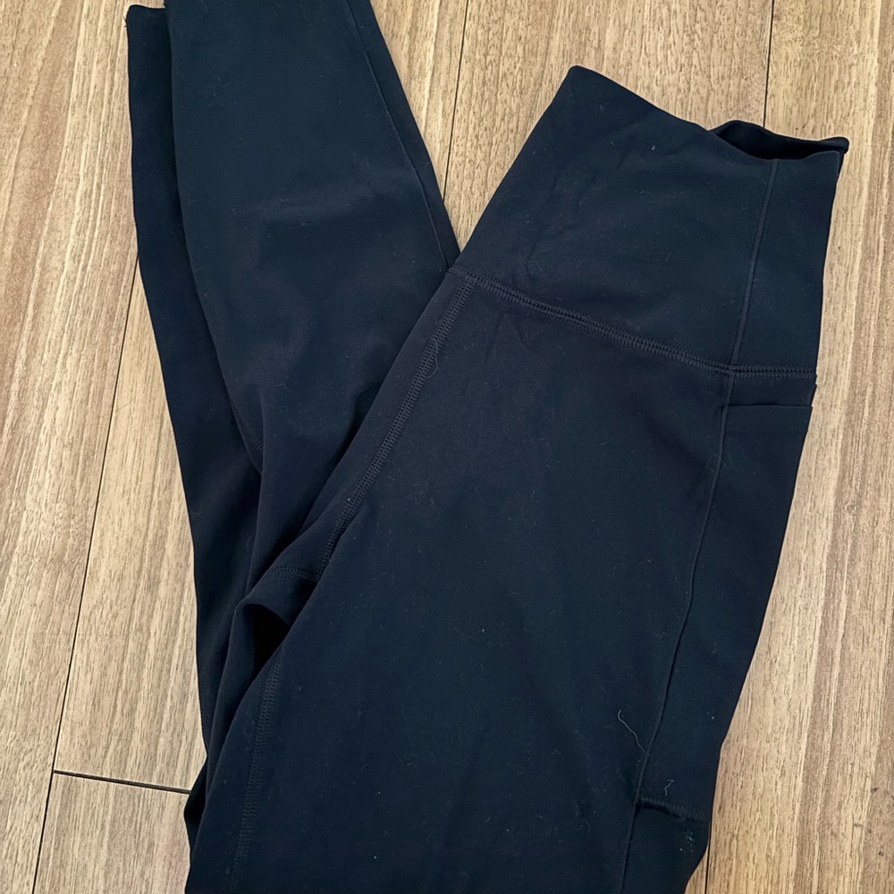 YPB Black High-Waisted Leggings